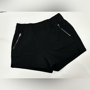 CRZ YOGA Black‎ Athletic Shorts with Zip Pockets